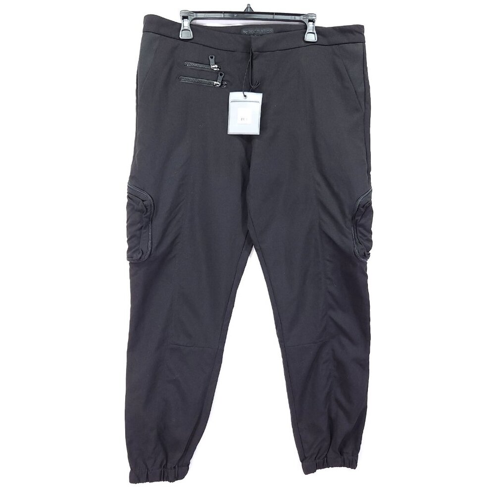 Rocnation Paper Planes Tag Mens 2XL Cargo Pants Black Joggers New $228.00
